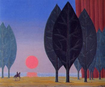 Rene Magritte : the forest of paimpont